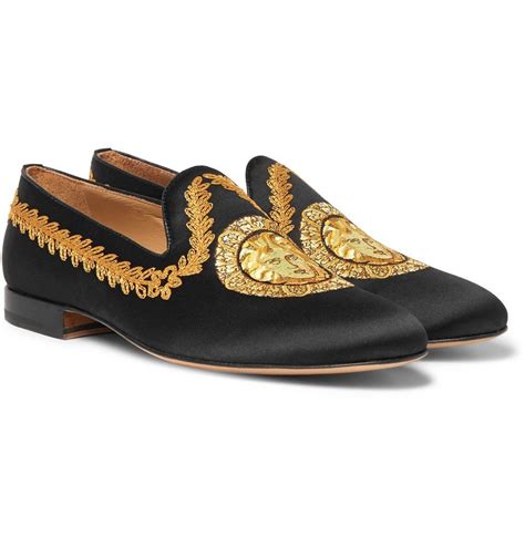 versace embroidered shoes|Versace shoes clearance.